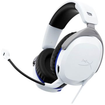 Casti gaming HyperX Cloud Stinger 2, Multiplatforma, Compatibil PC/PS5/PS4, Alb