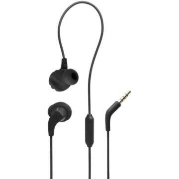 Casti In-Ear JBL Endurance Run 2, Cu fir, Rezistenta transpiratie, Negru Casti In-Ear JBL Endurance Run 2, Cu fir, Rezistenta transpiratie, Negru