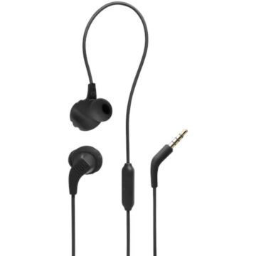 Casti In-Ear JBL Endurance Run 2, Cu fir, Rezistenta transpiratie, Negru