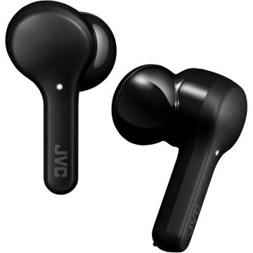 Casti In-Ear JVC HA-A8T-B-U, True Wireless, Bluetooth, Microfon, Autonomie 15 ore, Negru