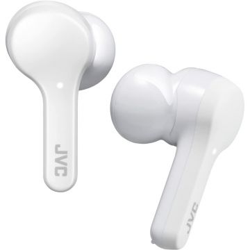 Casti In-Ear JVC HA-A8T-W-U, True Wireless, Bluetooth, Microfon, Autonomie 15 ore, Alb