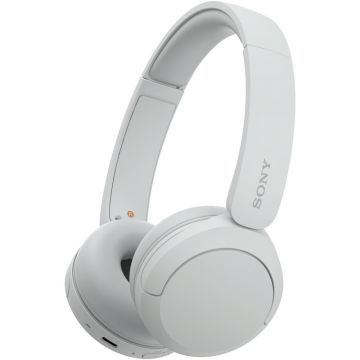 Casti On-Ear Sony WH-CH520W, Wireless, Bluetooth, Microfon, Alb