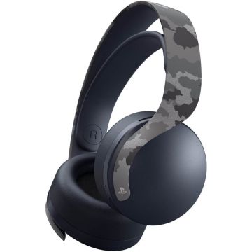 Casti Wireless cu Microfon Pulse 3D pentru PlayStation 5, Gray Camouflage