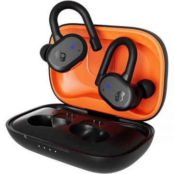 Casti Wireless Push Active Black Orange Casti Wireless Push Active Black Orange