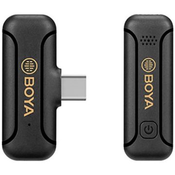 Lavaliera Wireles BY-WM3T2-U1 USB Type-C 2.4GHz Negru Lavaliera Wireles BY-WM3T2-U1 USB Type-C 2.4GHz Negru