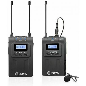Lavaliera Wireless BY-WM8 PRO-K1 UHF TX+RX Negru