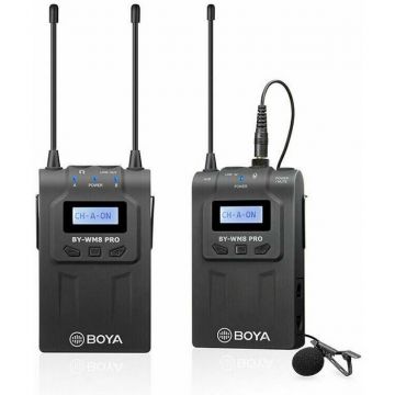 Lavaliera Wireless BY-WM8 PRO-K1 UHF TX+RX Negru Lavaliera Wireless BY-WM8 PRO-K1 UHF TX+RX Negru