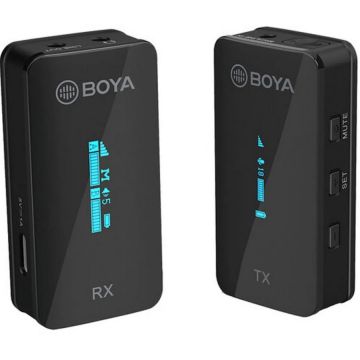 Lavaliera Wireless BY-XM6-S1 OLED Cu 1 Lavaliera AFH TX+RX Negru Lavaliera Wireless BY-XM6-S1 OLED Cu 1 Lavaliera AFH TX+RX Negru