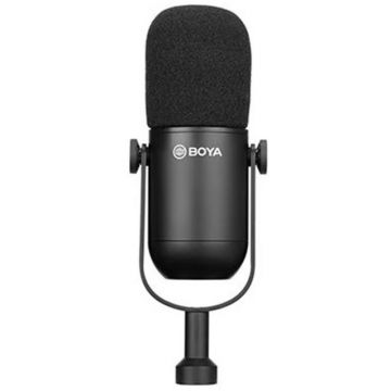 Microfon BY-DM500 XLR Podcast Fara Brat Negru Microfon BY-DM500 XLR Podcast Fara Brat Negru