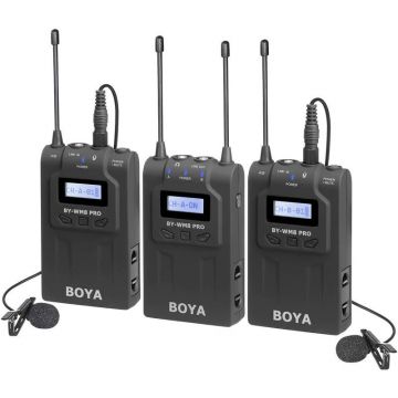 Microfon BY-WM8 PRO-K2 Linie Wireless UHF Negru Microfon BY-WM8 PRO-K2 Linie Wireless UHF Negru