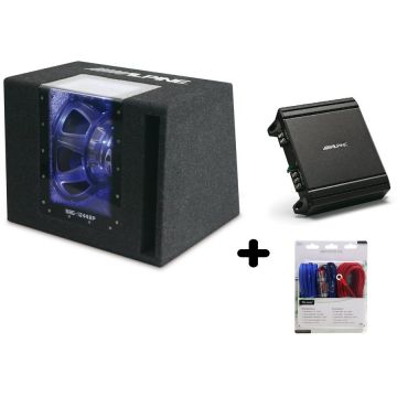 Pachet Subwoofer SBG-1244 BP + MRV-M250 + 350940 AIV