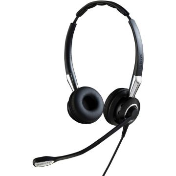 Casti Bizz 2400 II QD Stereo Duo UNC Black Silver Casti Bizz 2400 II QD Stereo Duo UNC Black Silver
