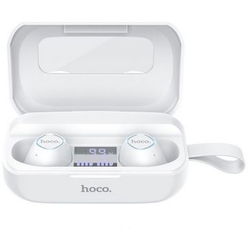 Casti Bluetooth ES37 Treasure True Wireless Alb