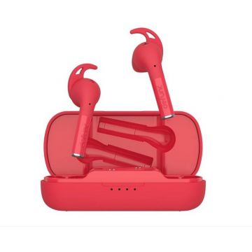 Casti Bluetooth True Plus Rosu