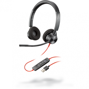 Casti cu microfon Blackwire C3320 USB-A Black