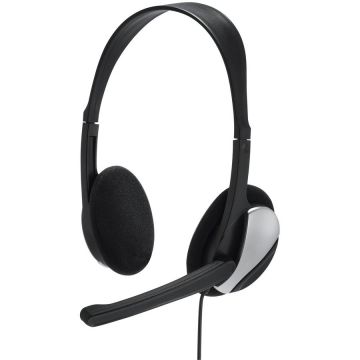Casti cu Microfon HS-P100 Negru/Argintiu Casti cu Microfon HS-P100 Negru/Argintiu