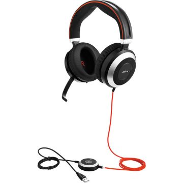 Casti Evolve 80 UC Stereo Black Casti Evolve 80 UC Stereo Black