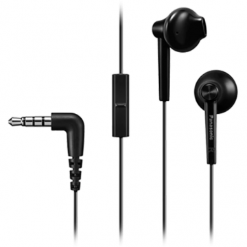 Casti In-ear RP-TCM55E-K Microfon 1.2m Negru Casti In-ear RP-TCM55E-K Microfon 1.2m Negru