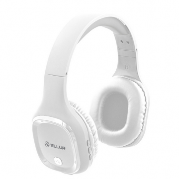 Casti Over-ear Pulse Bluetooth Alb