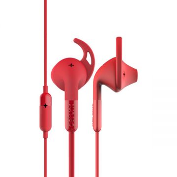 Casti Plus Sport Rosu