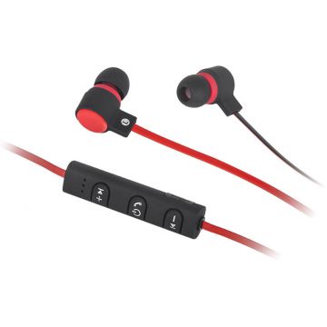 Casti Stereo Bluetooth Rosu-Negru