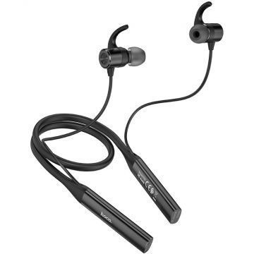 Casti Wireless S18 Glamor Over Neck Sports BT 4.2 Negru