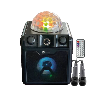 Boxa karaoke portabila cu Bluetooth N-Gear Disco Block 410 black