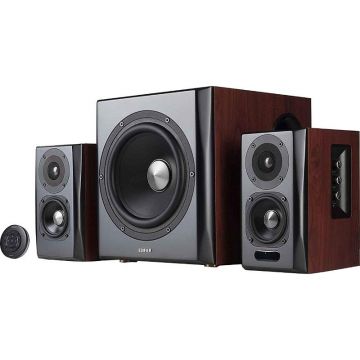Boxe S350DB 2.1 150W Black Wood Boxe S350DB 2.1 150W Black Wood