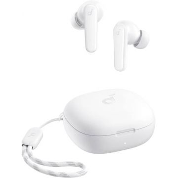 Casti Anker In-Ear, Soundcore R50i, Bluetooth 5.3, autonomie 30h, White