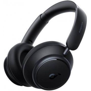 Casti Anker Over-Ear, Soundcore Space Q45, Adaptive Active Noise Cancelling, LDCA Hi-Res, Bluetooth 5.3, Black