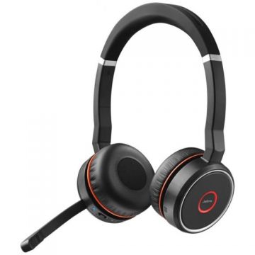 Casti Evolve 75 UC Stereo Black Casti Evolve 75 UC Stereo Black