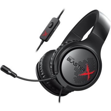 Casti gaming 70GH034000000 Sound BlasterX Series H3 Black