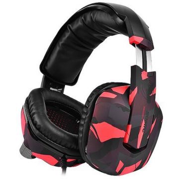 Casti Gaming G909JD Black / Red