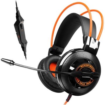 Casti gaming G925 Black/Orange