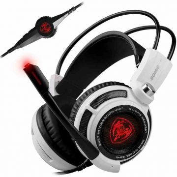 Casti gaming Gaming Over-Head G941 Black-White Casti gaming Gaming Over-Head G941 Black-White