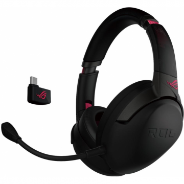 Casti Gaming ROG Strix GO 2.4 Electro Punk Microfon Incarcare Rapida Negru