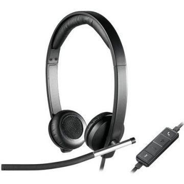 Casti H650e Stereo USB Negru