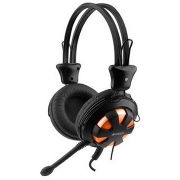 Casti Over-Head HS-28-3 Orange-Black Casti Over-Head HS-28-3 Orange-Black