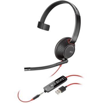 Casti Plantronics Office/Call Center, Blackwire 5210 Monaural USB