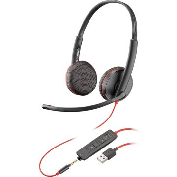 Casti Plantronics Office/Call Center, Blackwire C3225 UC USB-A Casti Plantronics Office/Call Center, Blackwire C3225 UC USB-A