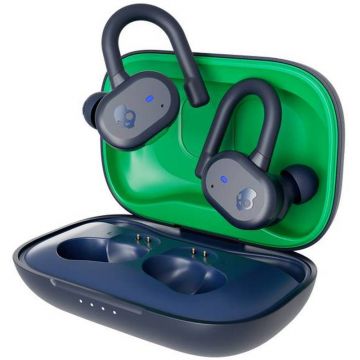 Casti SkullCandy Push Active True Wireless Dark Blue/Green