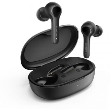 Casti Anker Soundcore Life Note, Black, sunet puternic si clar, imbunatatit cu grafen, 4 microfoane Casti Anker Soundcore Life Note, Black, sunet puternic si clar, imbunatatit cu grafen, 4 microfoane