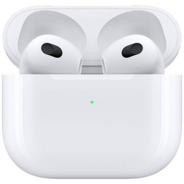 Casti Apple In-Ear, AirPods 2021 (3rd generation) cu MagSafe Charging Case