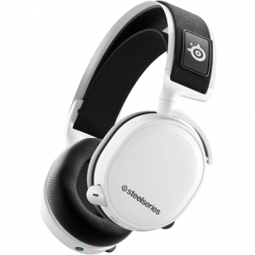 Casti Arctis 7+ Overear Wireless Microfon Alb Casti Arctis 7+ Overear Wireless Microfon Alb