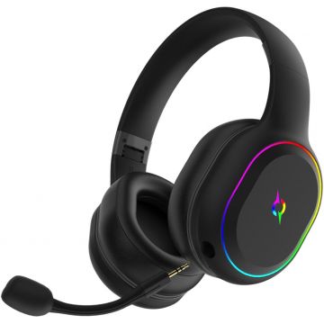 Casti Gaming AQIRYS Lyra Wireless Black