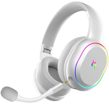 Casti Gaming AQIRYS Lyra Wireless White