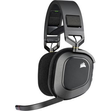 Casti Gaming Corsair HS80 RGB WIRELESS Carbon Casti Gaming Corsair HS80 RGB WIRELESS Carbon