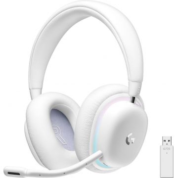 Casti Gaming Logitech G735 Lightspeed Wireless RGB White Casti Gaming Logitech G735 Lightspeed Wireless RGB White