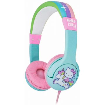 Casti OTL On-Ear, Rainbow Kitty Pink Kids