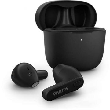 Casti Philips TAT2236BK, In-Ear, certificare IPX4, incarcare rapida, USB-C, negru